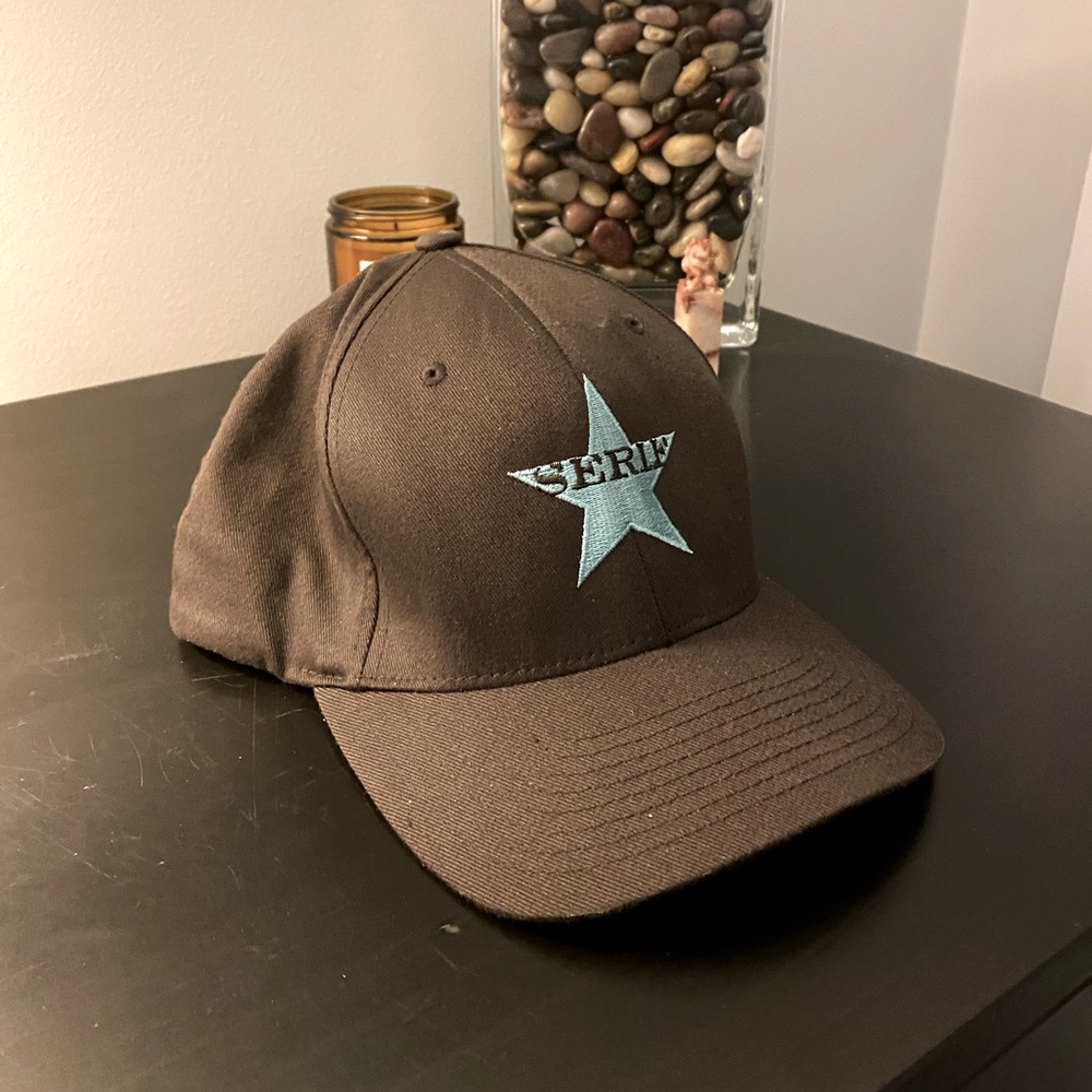 Brown Flexfit Ball Cap